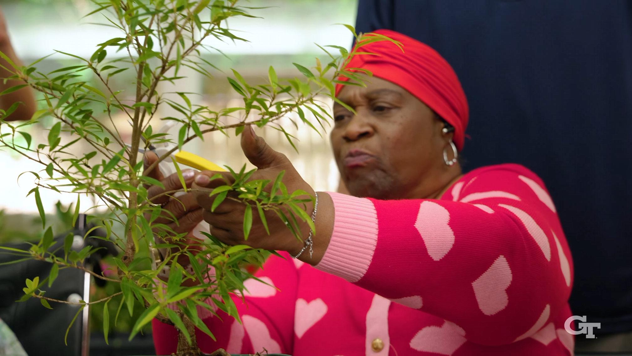  A prototype being tested by a resident for horticultural therapy activity
