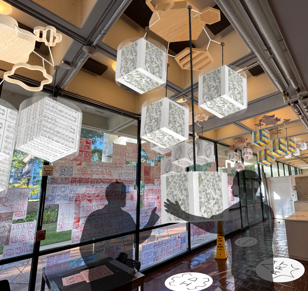 Final overhead interactive exhibit render
