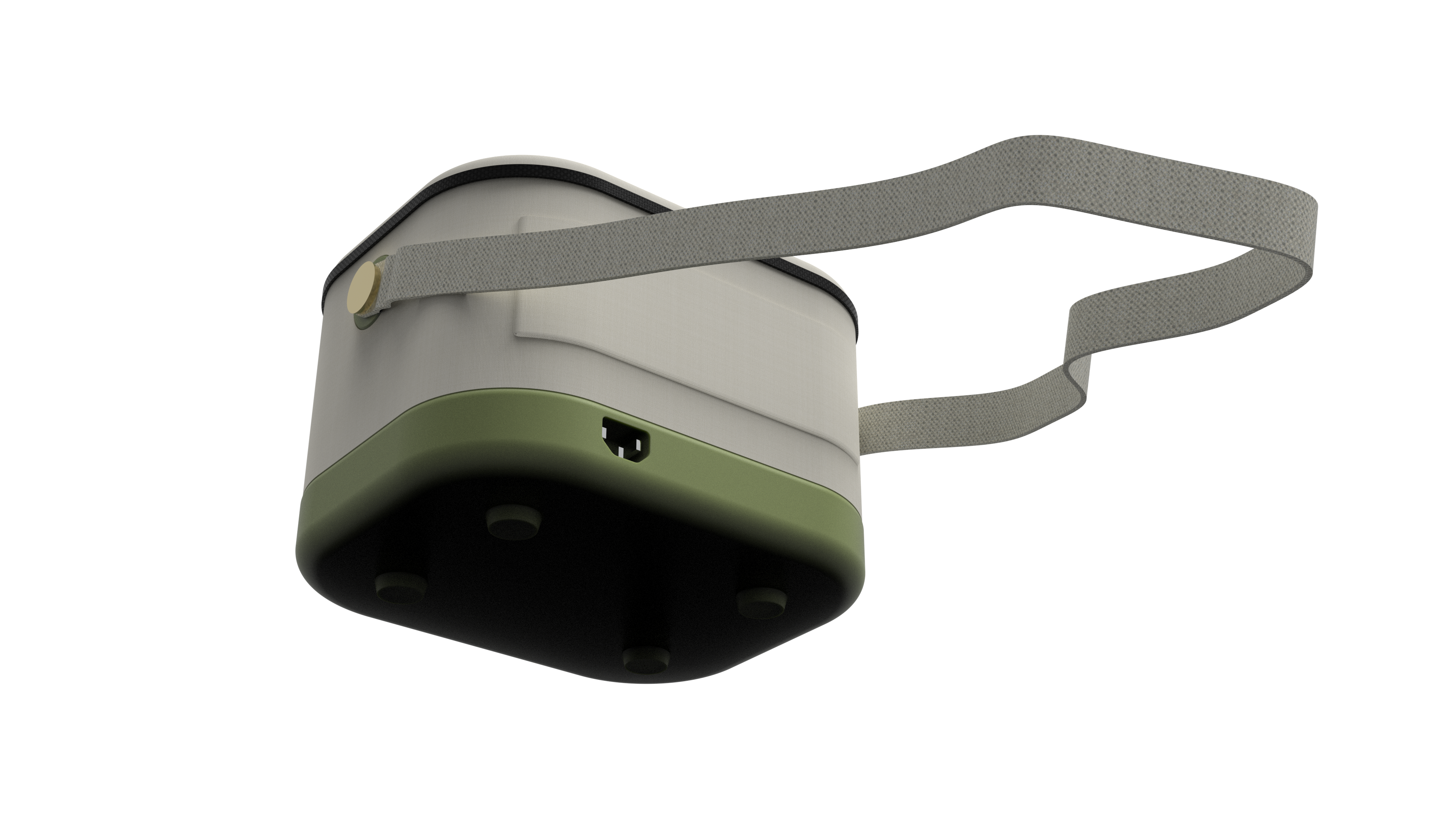 Yogi product render showing plug and back side details