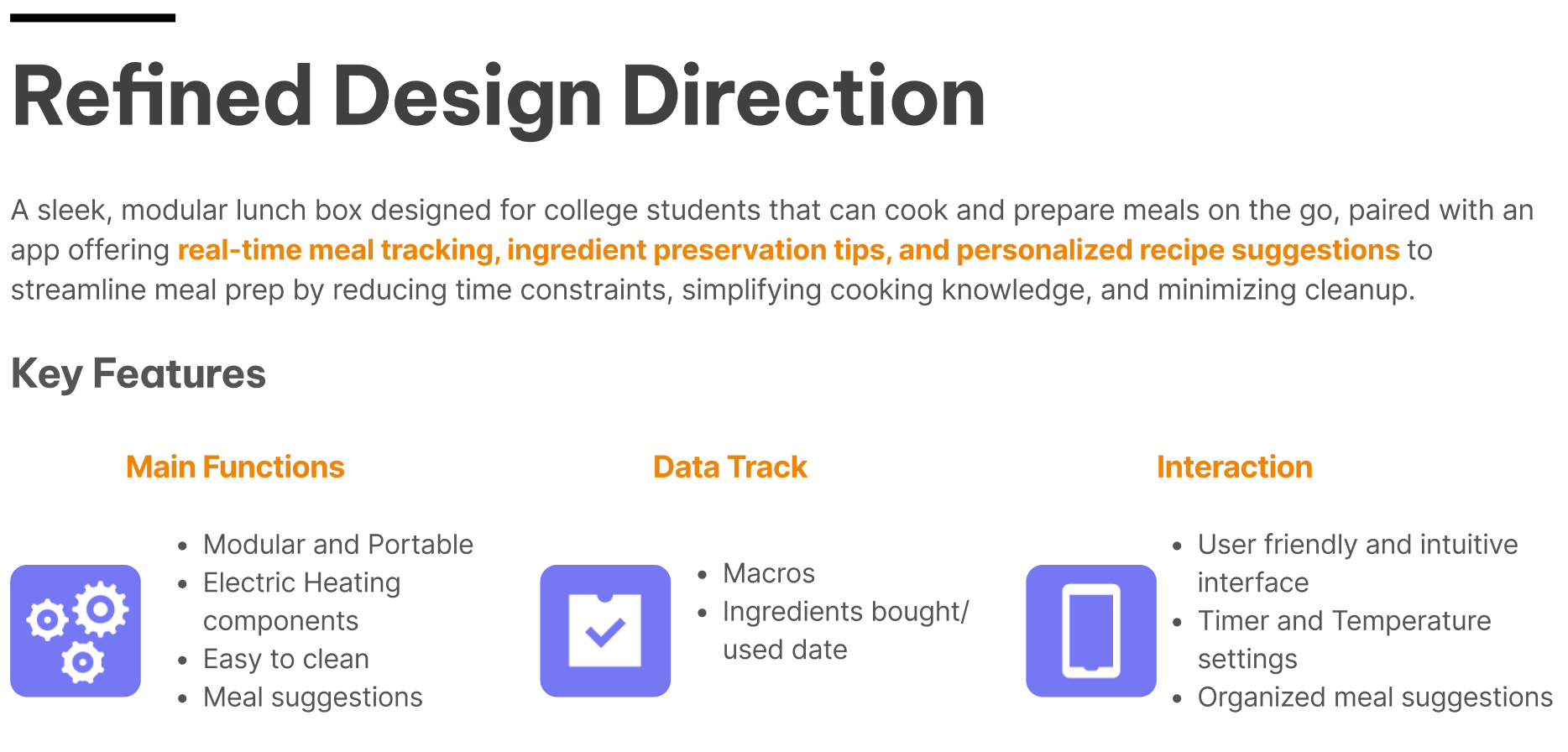 Yogi refined design direction and key features